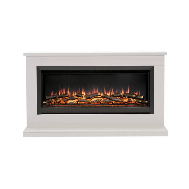 Flare Hansford Grande Electric Fireplace Suite in Cream, 2kW