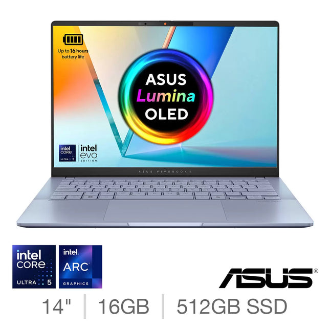 ASUS Vivobook S, Intel Core Ultra 5, 16GB RAM, 512GB SSD, 14 Inch OLED Laptop, S5406SA-QD004W