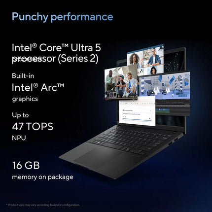 ASUS Vivobook S, Intel Core Ultra 5, 16GB RAM, 512GB SSD, 14 Inch OLED Laptop, S5406SA-QD004W
