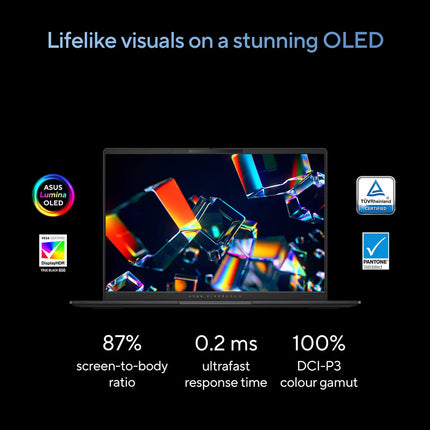 ASUS Vivobook S, Intel Core Ultra 5, 16GB RAM, 512GB SSD, 14 Inch OLED Laptop, S5406SA-QD004W