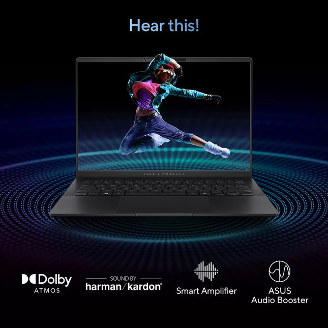 ASUS Vivobook S, Intel Core Ultra 5, 16GB RAM, 512GB SSD, 14 Inch OLED Laptop, S5406SA-QD004W