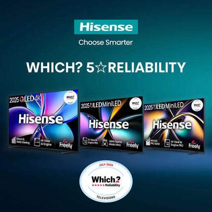 Hisense 65E8QTUK 65 Inch Mini LED HD Smart TV