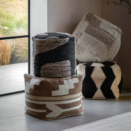 Gallery Falun Tonal Pouffe, 40 x 50 cm – view 3