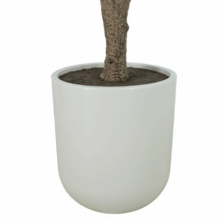 Artificial 8ft Olive Tree in Planter – view 6