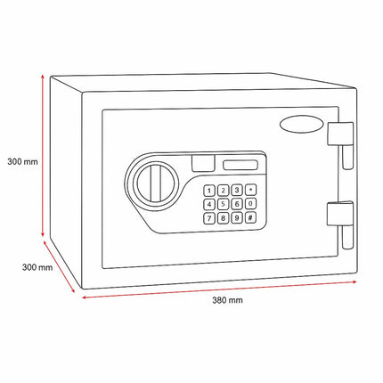 Phoenix 17L Centurion FS1211E Fire & Security Safe with Electric Lock – view 5