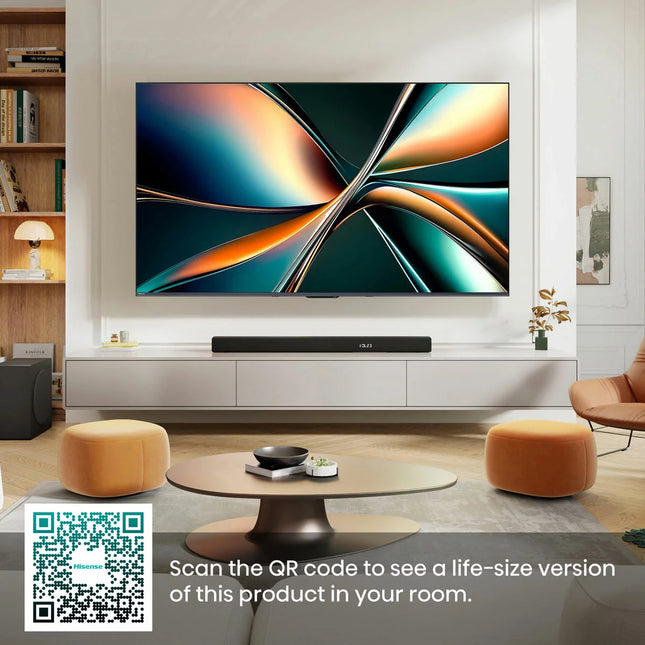 Hisense 50U7QTUK 50 Inch Mini LED HD Smart TV
