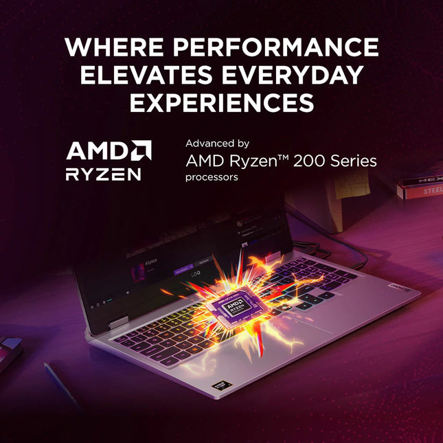 Lenovo LOQ Gaming Laptop | AMD Ryzen™ 200 Series | NVIDIA® GeForce RTX™ 50 Series | 15" FHD/QHD 144Hz+ Display