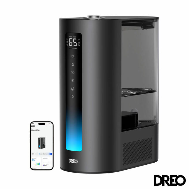 Dreo Smart Cool & Warm Ultrasonic Humidifier, DR-HHM003S-Black