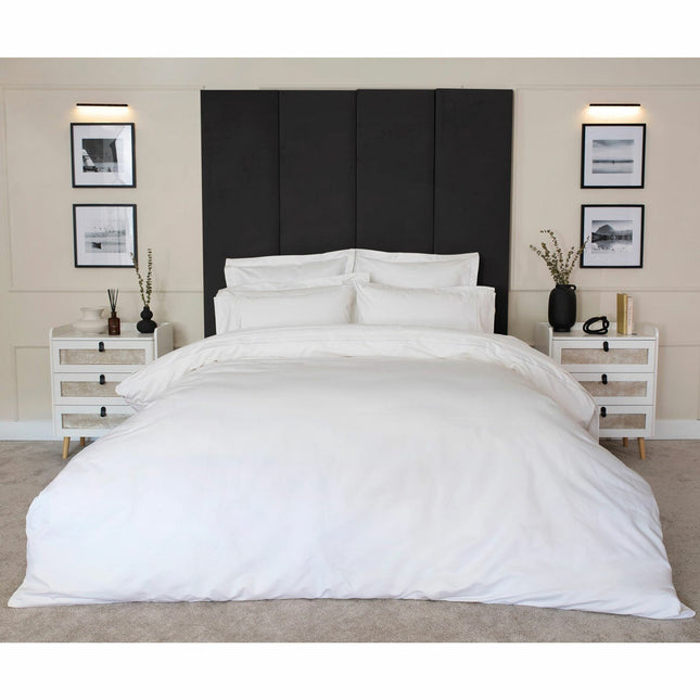 Belledorm 1200 Thread Count Cotton White Bedding Bundle in 3 Sizes – view 2