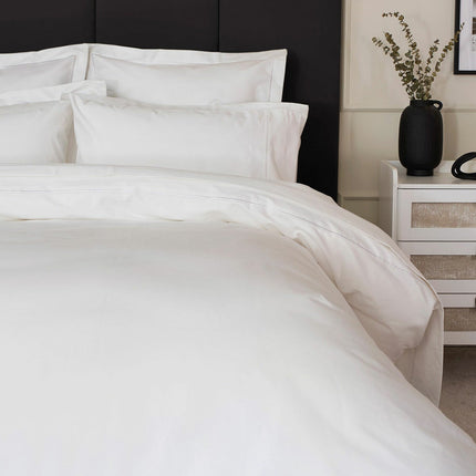 Belledorm 1200 Thread Count Cotton White Duvet Cover, in 3 Sizes – view 3