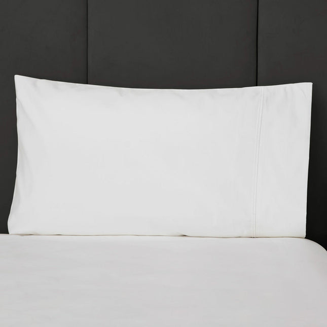 Belledorm 1200 Thread Count Cotton White Pillowcase Pair