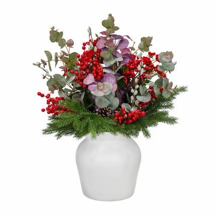 Artificial Winter Bouquet in Vase – view 5