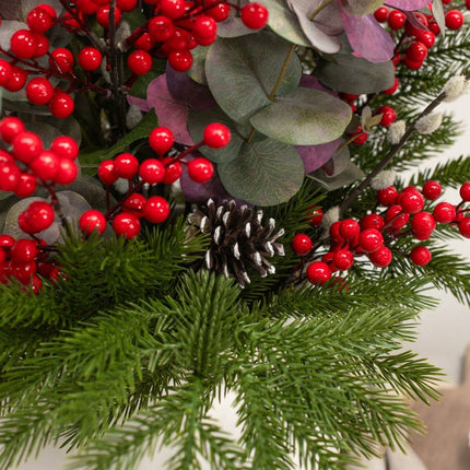 Artificial Winter Bouquet in Vase – view 3