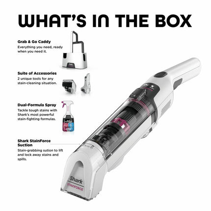 Shark StainForce Cordless Stain-Destroying Spot Cleaner, HX100UKT – view 8