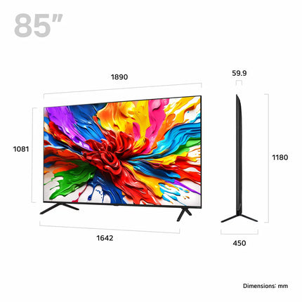 LG 85QNED92A6A 85 Inch QNED 4K Ultra HD Smart TV