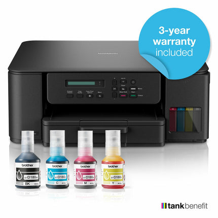 Brother 3-in-1 compact inktank printer, DCP-T580DW – view 4