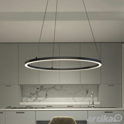 Artika Novato RGBW 28" (71cm) 240V Pendant in Black