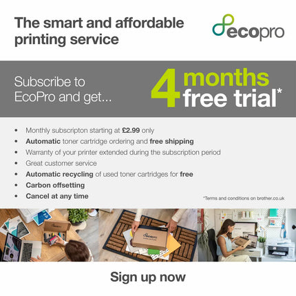 Brother Mono Laser Printer, HL-L2400DWE