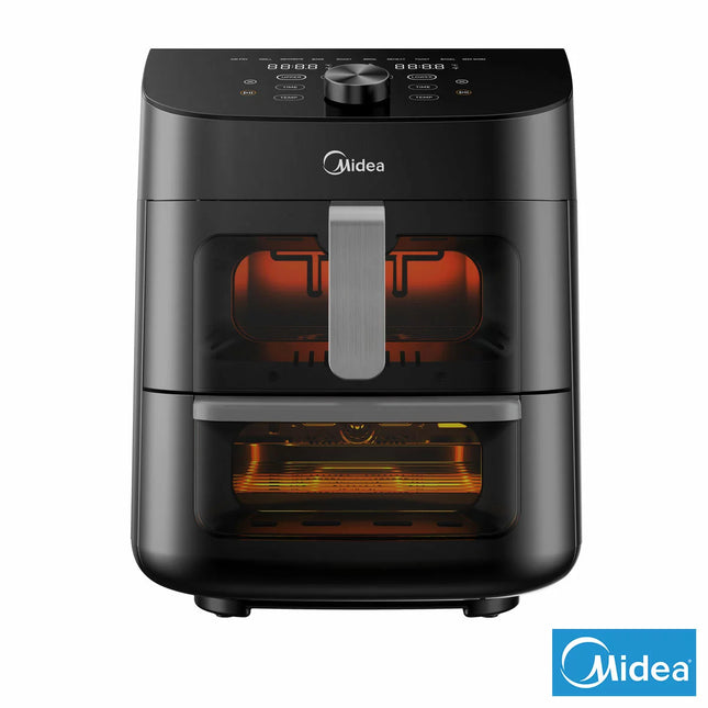 Midea Dual Basket Air Fryer 11L , MAF112B0BPKW