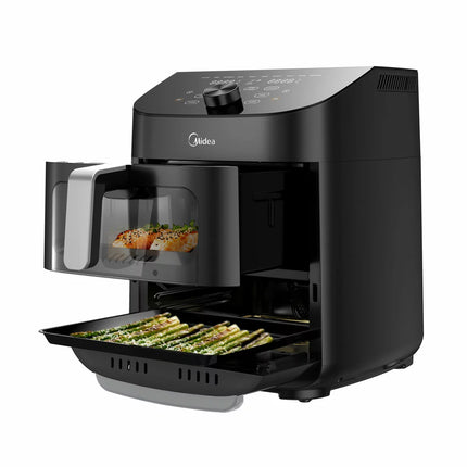 Midea Dual Basket Air Fryer 11L , MAF112B0BPKW
