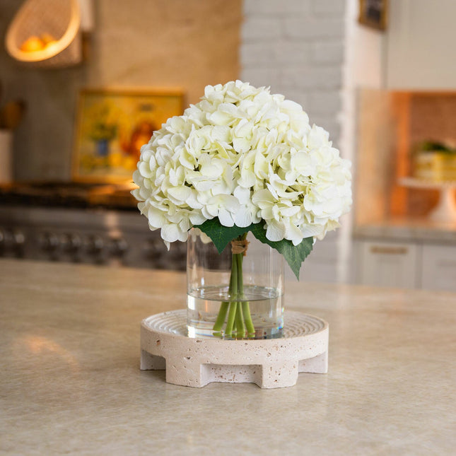 Real Touch Artificial Hydrangea in Vase in 3 Colours – view 2