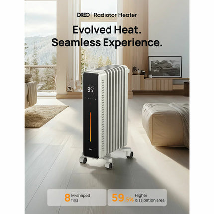 Dreo Oil Filled Radiator 1.5kW, OH621