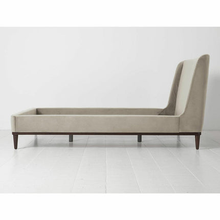 Swyft Bed 02 Beige Velvet Bed Frame in 3 Sizes – view 7
