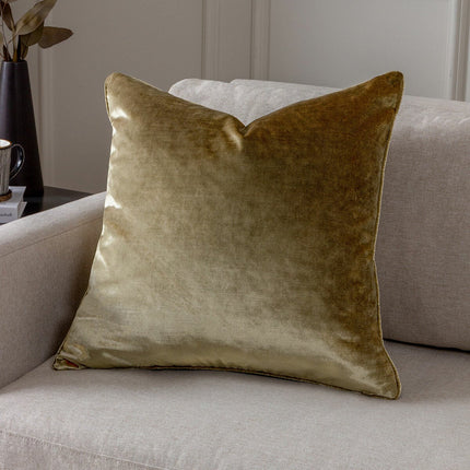 Paoletti Luxe Velvet Feather Fill Cushion 2 Pack in 5 Colours, 55 x 55 cm – view 3
