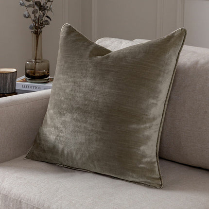 Paoletti Luxe Velvet Feather Fill Cushion 2 Pack in 5 Colours, 55 x 55 cm – view 2