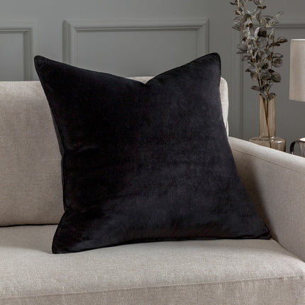Paoletti Luxe Velvet Feather Fill Cushion 2 Pack in 5 Colours, 55 x 55 cm – view 5