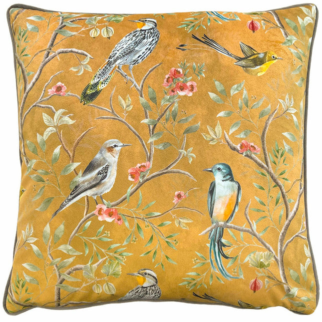 Wylder Chinoiserie Feather Fill Cushion 2 Pack in 2 Colours, 43 x 43 cm – view 2