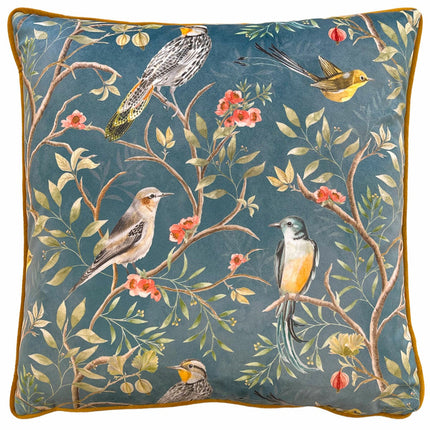 Wylder Chinoiserie Feather Fill Cushion 2 Pack in 2 Colours, 43 x 43 cm – view 4