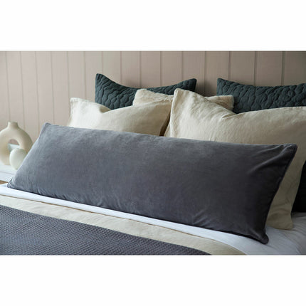 Belledorm Velvet Long Bolster Cushion in 4 Colours, 43 x 120 cm – view 4