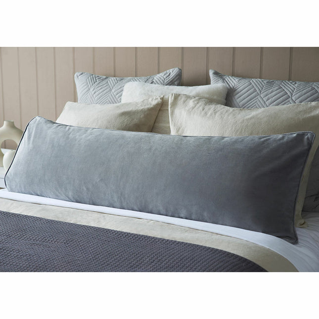 Belledorm Velvet Long Bolster Cushion in 4 Colours, 43 x 120 cm – view 2