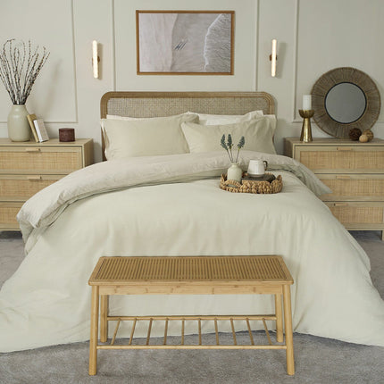 Belledorm Avantika Natural Cotton Bedding Set in 4 Sizes – view 2