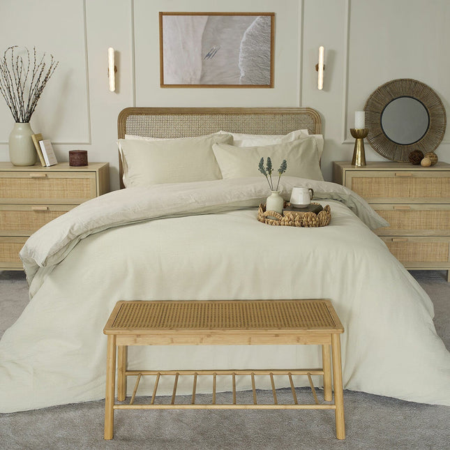 Belledorm Avantika Natural Cotton Bedding Set in 4 Sizes – view 2