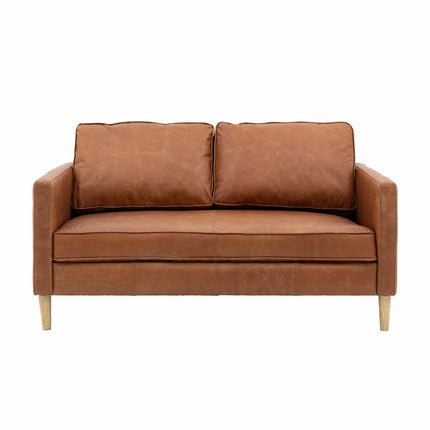 Gallery Osborne Brown Leather 2 Seater Sofa – view 5