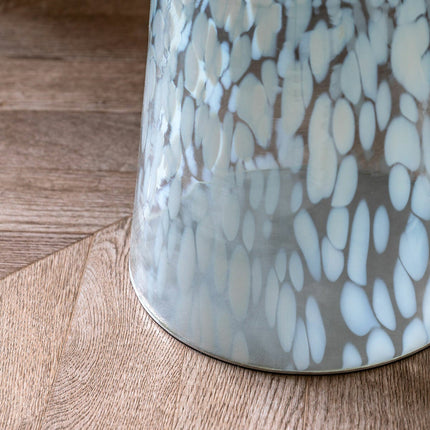 Gallery Murano White Glass Side Table – view 4