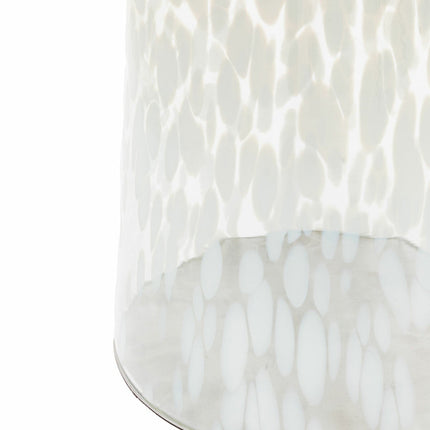 Gallery Murano White Glass Side Table – view 7