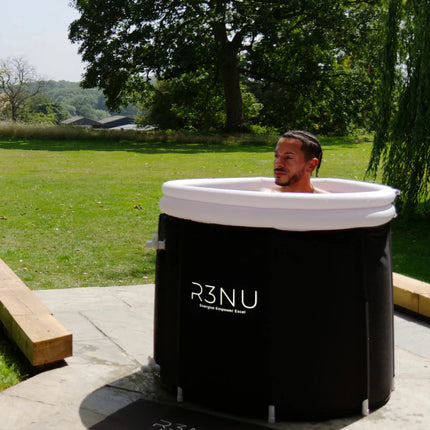 R3NU Sauna Steam Pod with Ice Plunge Recovery Pod
