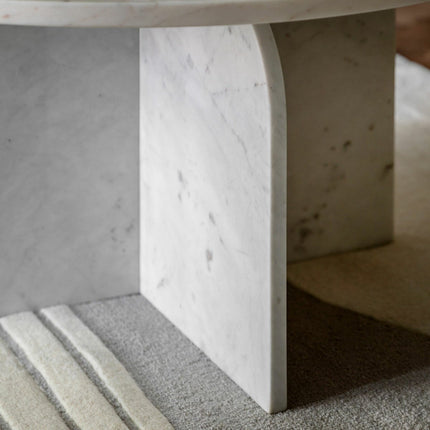 Gallery Amalfi White Marble Coffee Table – view 4