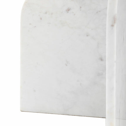 Gallery Amalfi White Marble Coffee Table – view 7