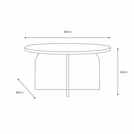 Gallery Amalfi Ember Marble Coffee Table – view 2