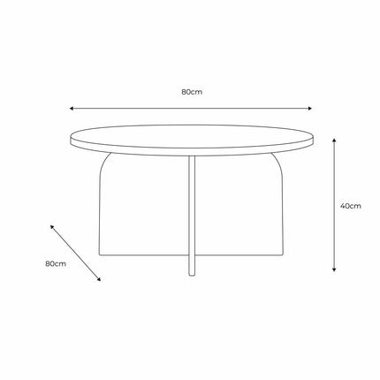 Gallery Amalfi Black Marble Coffee Table – view 2