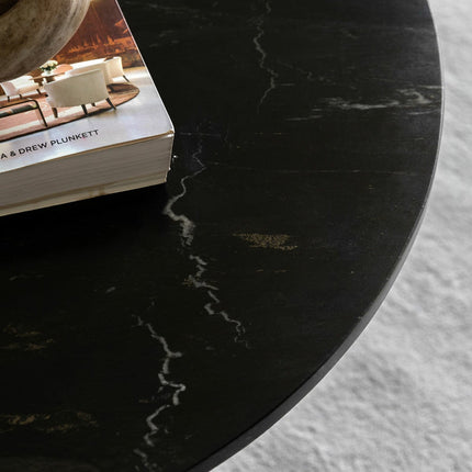 Gallery Amalfi Black Marble Coffee Table – view 3