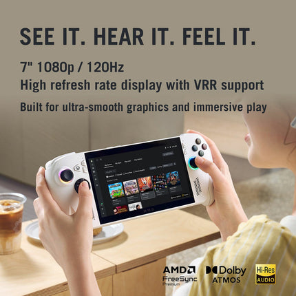 ASUS ROG Xbox Ally, AMD Ryzen Z2 A, 16GB RAM, 512GB SSD, 7 Inch Handheld Gaming PC Console, RC73YA-NH002W – view 3