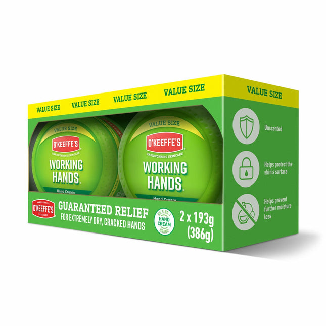 O’Keeffe’s Working Hands Cream, 2 x 193ml – view 2