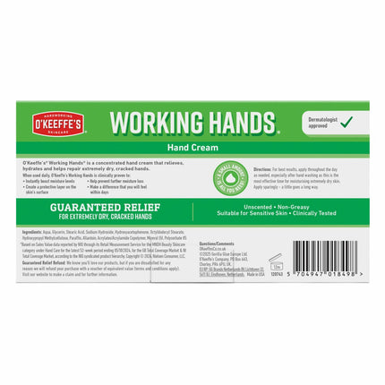 O’Keeffe’s Working Hands Cream, 2 x 193ml – view 4