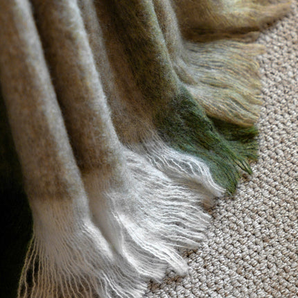 Gallery Heritage Check Faux Mohair Throw in 2 Colours, 130 x 170 cm – view 6