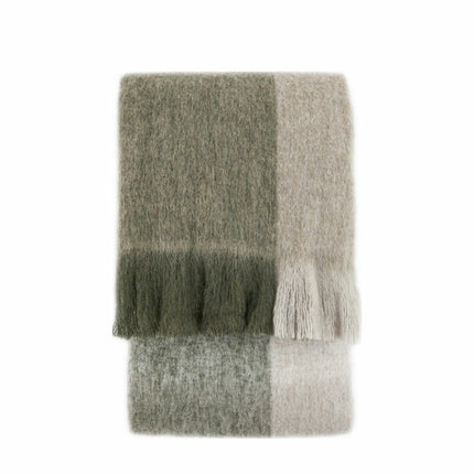 Gallery Heritage Check Faux Mohair Throw in 2 Colours, 130 x 170 cm – view 8
